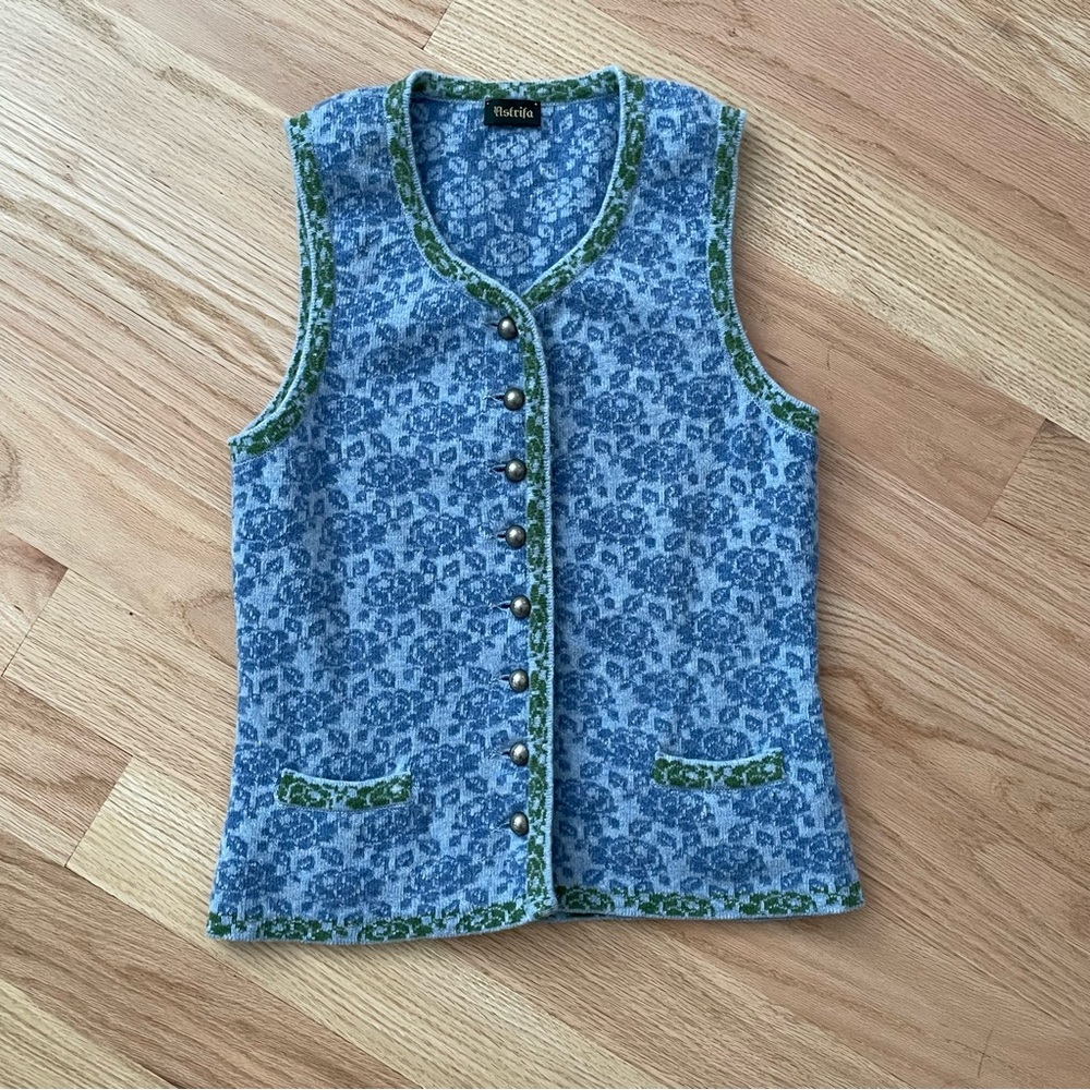 Astrifa Bavarian Wool Cardigan Vest